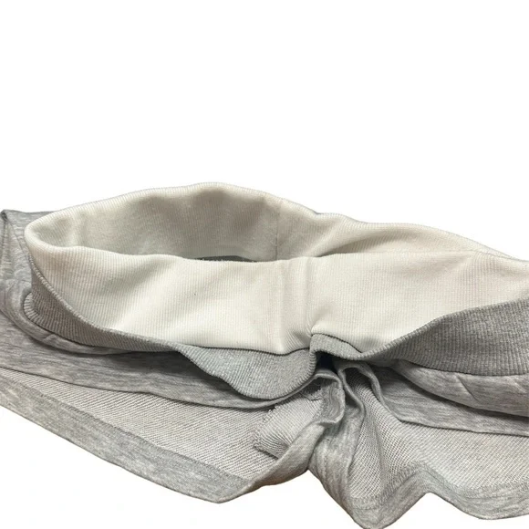 CIDER Terry Mid Waist Solid Pocket Shorts / 2 Colored Band / Gray / Size 6 - Picture 8 of 10